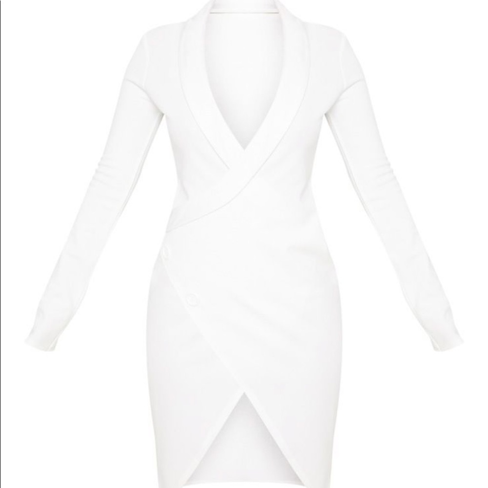 Shape white blazer dress
